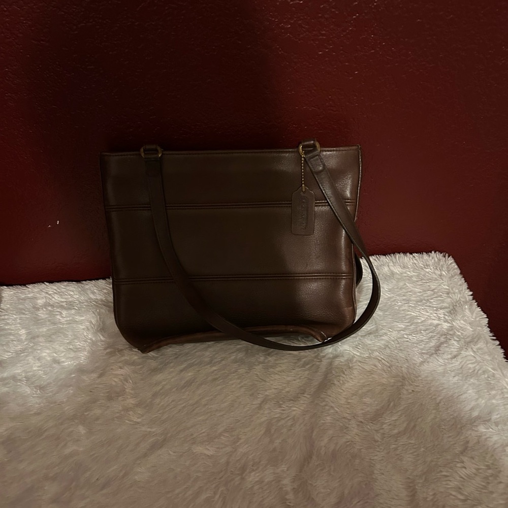 Brown Leather Coach bag